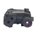 AN/PEQ-15 LED+LASER ROJO +IR NEGRO FMA