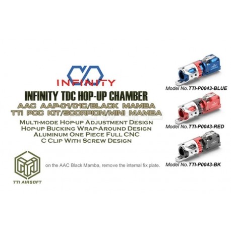 CAMARA HOP-UP TTI INFINITY CNC TDC AAP-01/C - NEGRA