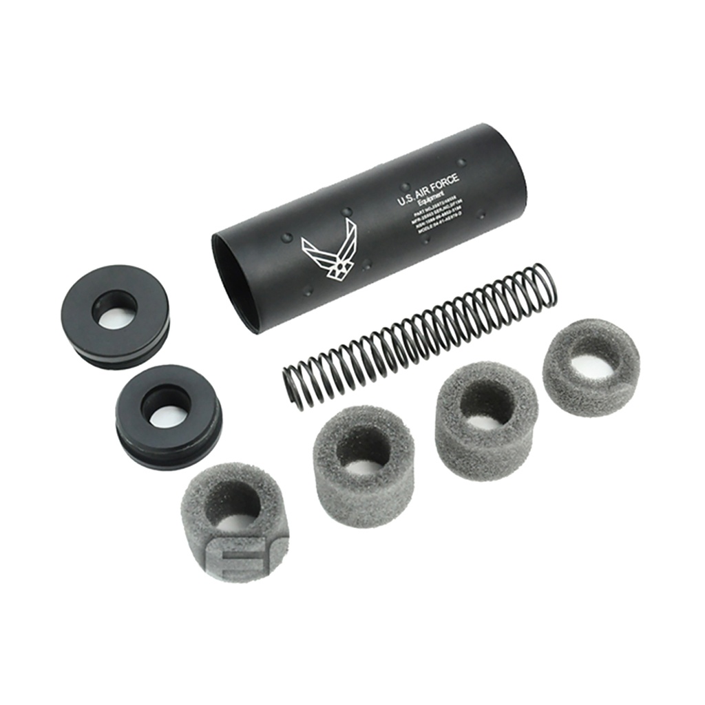 SILENCIADOR FMA STUBBY U.S.AIR  FORCE 107MM NEGRO