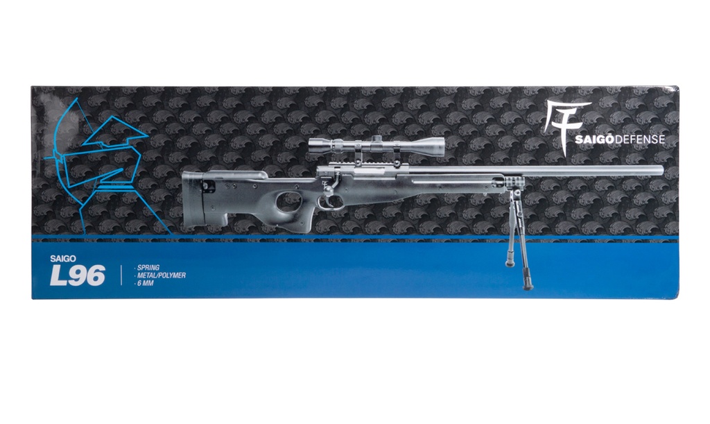 SNIPER L96 SAIGO NEGRO