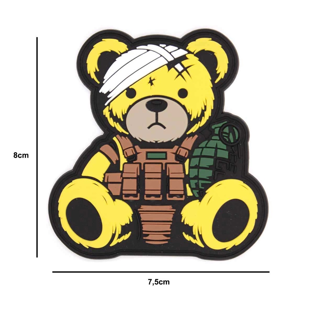 PARCHE IMMORTAL PVC 3D TEDDY AUCH FLUORESCENTE