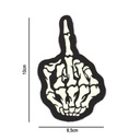 PARCHE IMMORTAL DEDO CALAVERA FLUORESCENTE