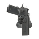 PISTOLERA FUNDA PISTOLA RIGIDA AMOMAX HI-CAPA NEGRA