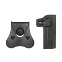 PISTOLERA FUNDA PISTOLA RIGIDA AMOMAX HI-CAPA NEGRA