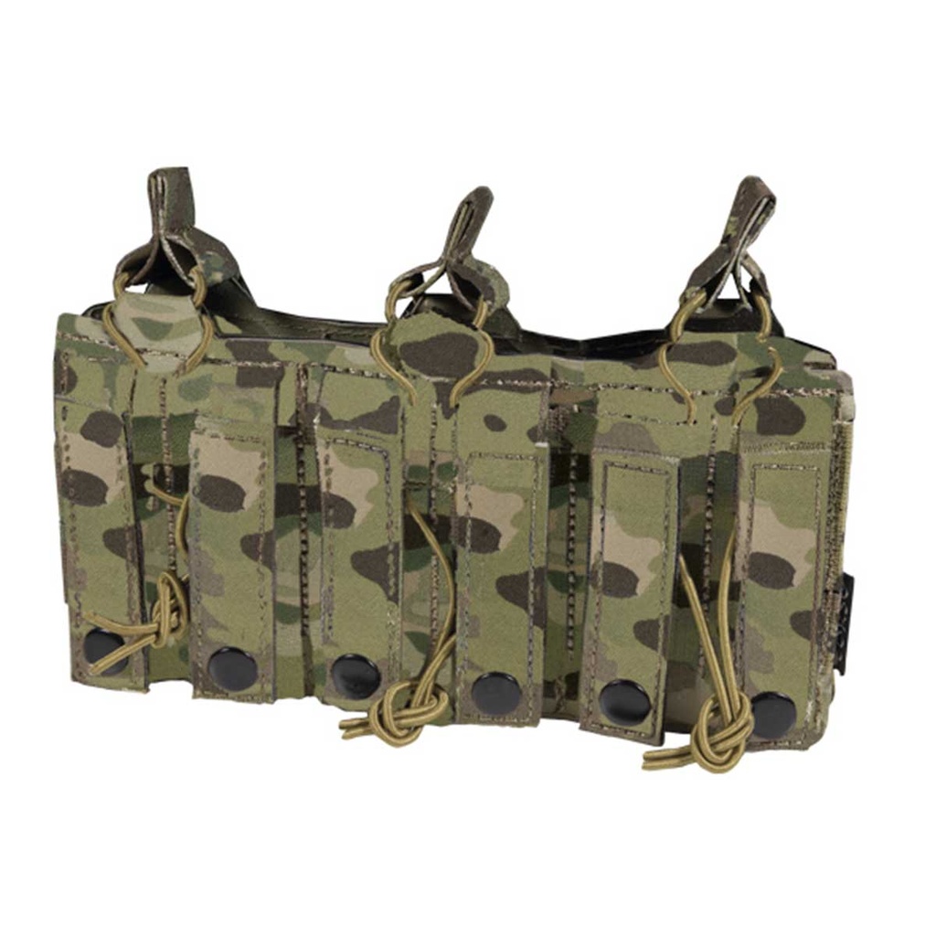 Pouch Corso Triple M4 Dagger MK1 Laser Multicam – Portacargadores táctico de acceso rápido