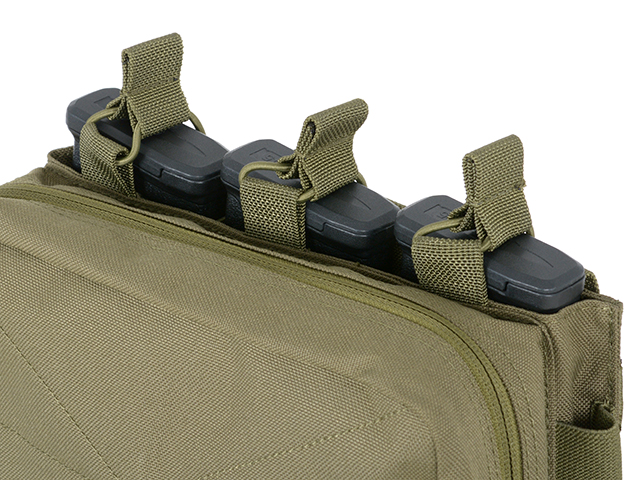 POUCH MOLLE TRIPLE RIFLE MAG/GP POUCH - MC