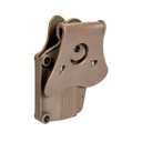 Funda Pistola Rígida Amomax Universal AM-UH TAN | Pistolera Táctica 360°