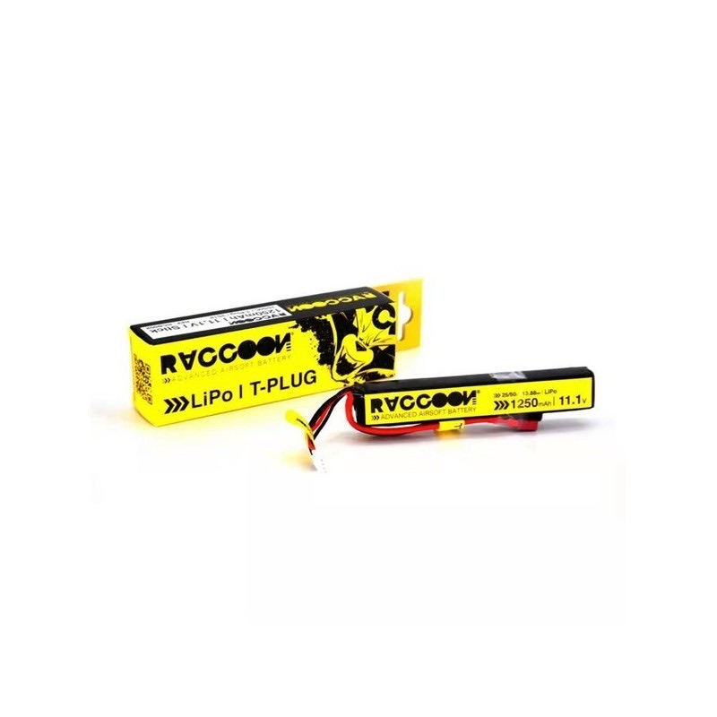 Bateria LiPo Raccoon Pro 1250mah 11.1v 25-50C Tdean Nunchuck