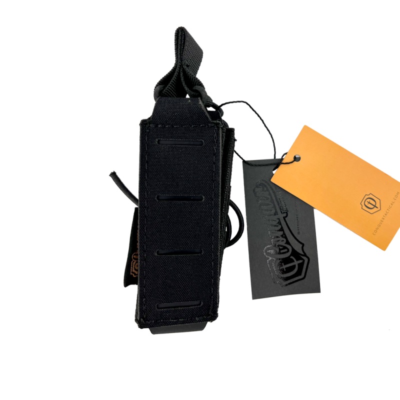 Pouch Conquer Simple Pistola - Negro