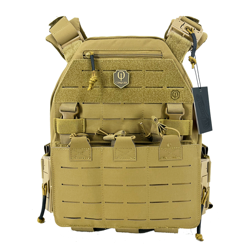 Chaleco Conquer MQR - Coyote Brown