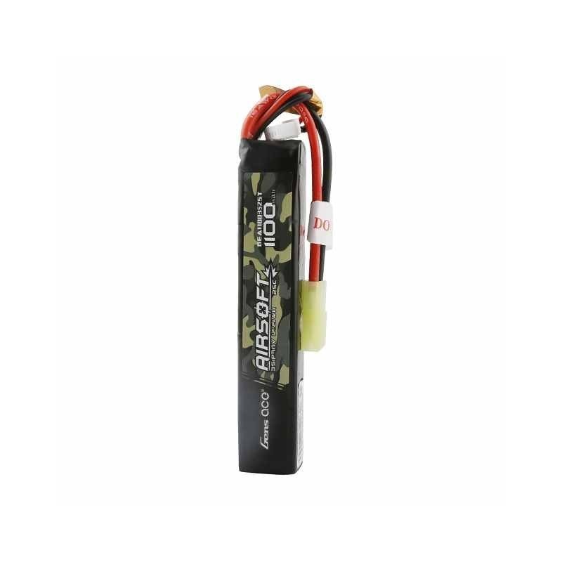 Bateria Lipo 11,1v 1100mah 25C Stick Tamiya Gens Ace