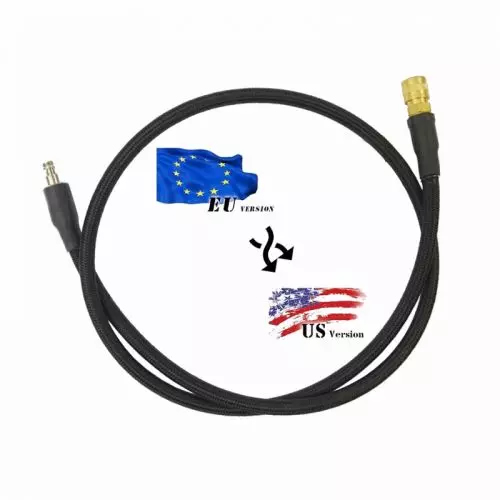 Complete HPA line Balystik - Version  : 8mm braided US - Negro