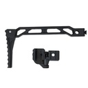 Culata plegable de aluminio AB-8R [para sistema de rail Picatinny 1913]- Negro