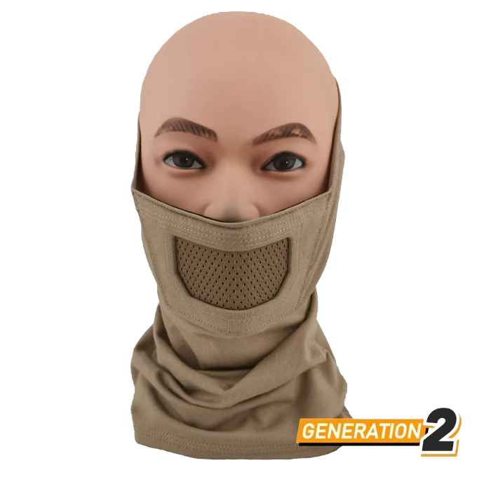 Balaclava Face Warrior Plus - Cygnus - Desert Tan