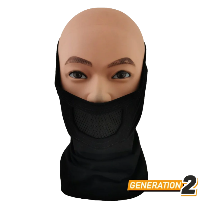 Balaclava Face Warrior Plus - Cygnus - Deep Black