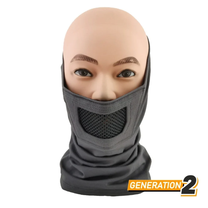 Balaclava Face Warrior Plus - Cygnus - Wolf Gray