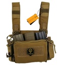 Chaleco Conquer Micro Chest Rig - Coyote Brown