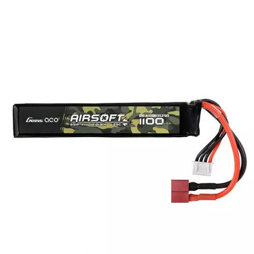 Bateria Lipo 11,1v 1100mah 25C Stick T-dean Gens Ace