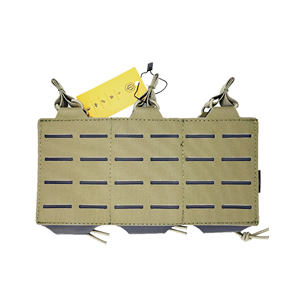 Pouch triple M4 corte laser Conquer - Ranger Green