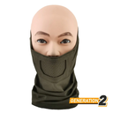 Balaclava Face Warrior Plus - Cygnus - Ranger Green