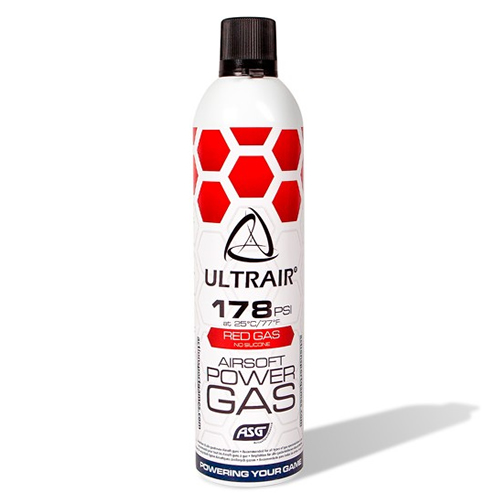 Gas ASG Ultrair High Power 178psi sin silicona 570 ml