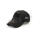 Gorra beisbol malla - Negro