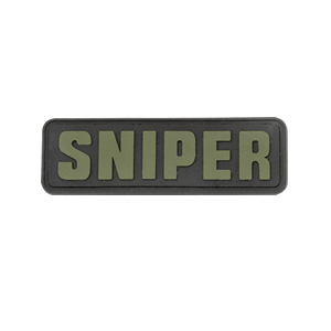 Parche Sniper 8x2.5cm con velcro - Verde OD