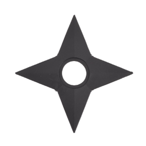 Estrella Shuriken Goma 4 Puntas