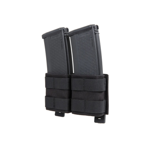 Pouch doble con insert 5.56 mm Wosport - Negro