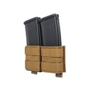 Pouch doble con insert 5.56 mm Wosport - Coyote Brown