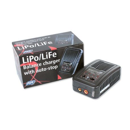 Cargador de bateria ASG Lipo/Life 3 AMP 20WA negro