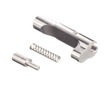 COWCOW Technology Match grade stainless steel Mag Release for TM Hi-capa - Silver