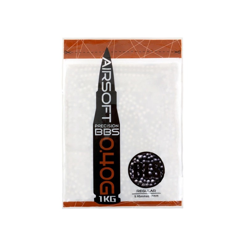 Bola BLS Precision pellets 0,40g, 2500 BBs - Gris