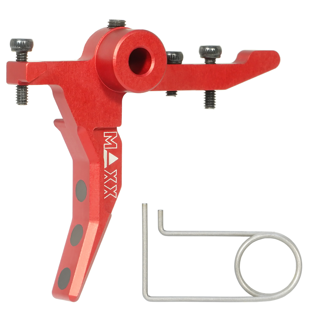Gatillo Maxx Model CNC Advance Speed Style C para MTW - Rojo