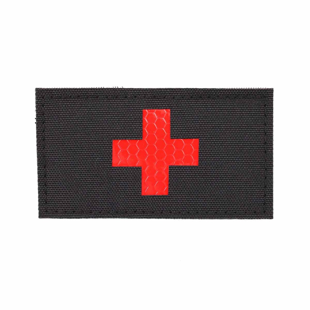 PARCHE IMMORTAL MEDICAL REFLECTANTE NEGRO