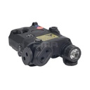 AN/PEQ-15 LED+LASER ROJO +IR NEGRO FMA