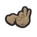 PARCHE IMMORTAL PVC 3D DEDOS JODIENDO TAN