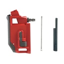 CTM Adaptador HPA Hi-Capa M4 AEG Magazine 90° Angled - Rojo / Negro