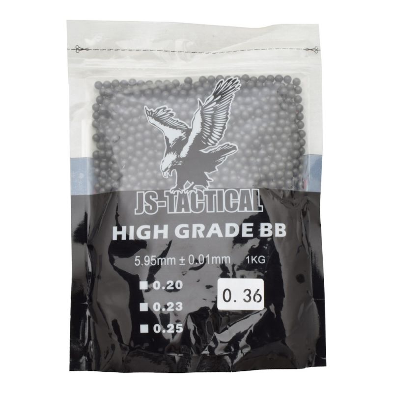 Bolas JS Black 0,36g (1 kg)