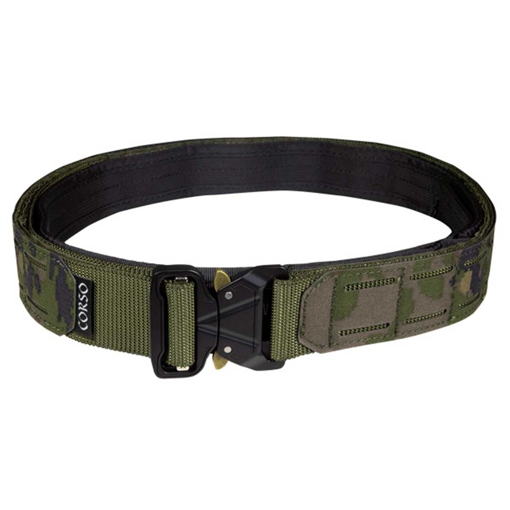 Cinturón Corso Hook Laser MK1 Pixel Boscoso – Ceñidor MOLLE táctico de alto rendimiento
