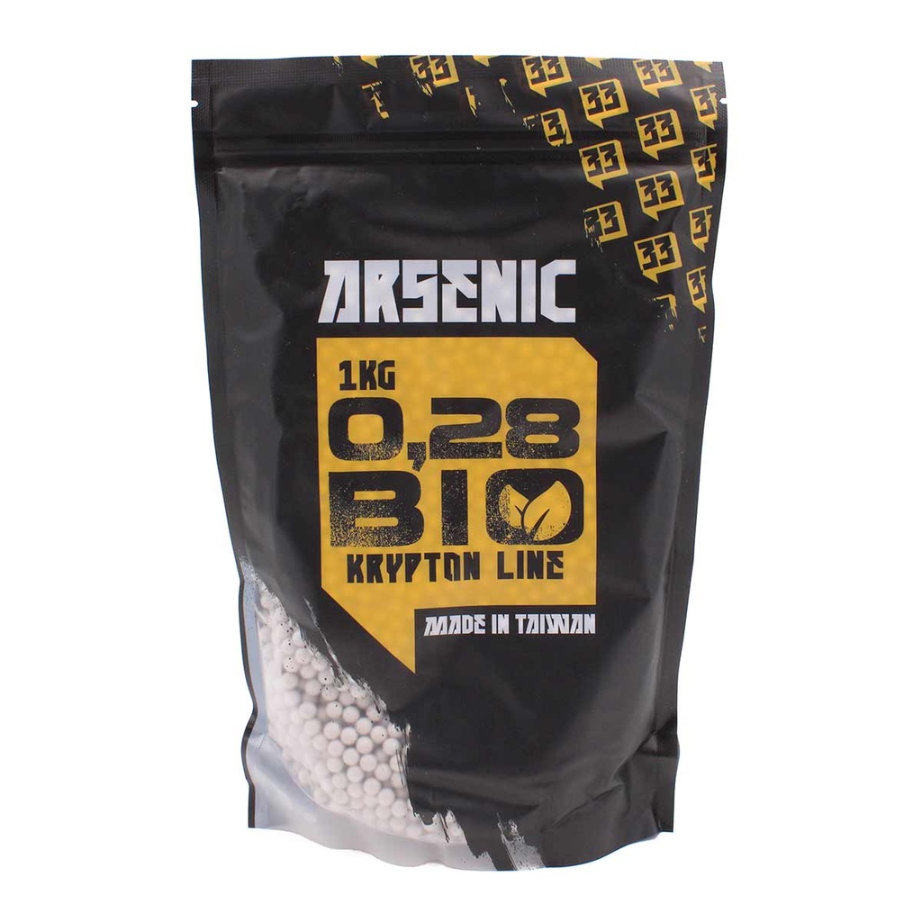 BOLAS ARSENIC KRYPTON BIO 0.28G 1KG BLANCA