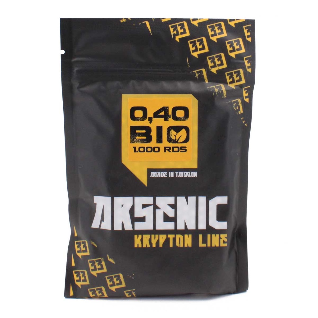 BOLAS BBS BOLAS ARSENIC KRYPTON BIO 0.40G 1000RDS BLANCA