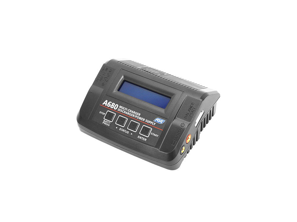Cargador Inteligente ASG A680 LiPo NiMH LiFe LiHV – Programable 80W