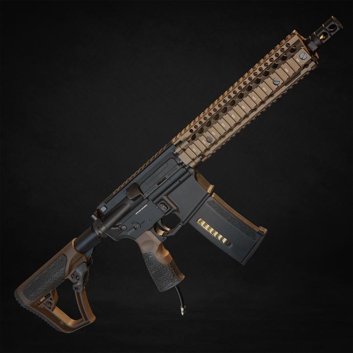 Rifle HPA Wolverine MTW Daniel Defense MK18 RIS II XB Licenciado