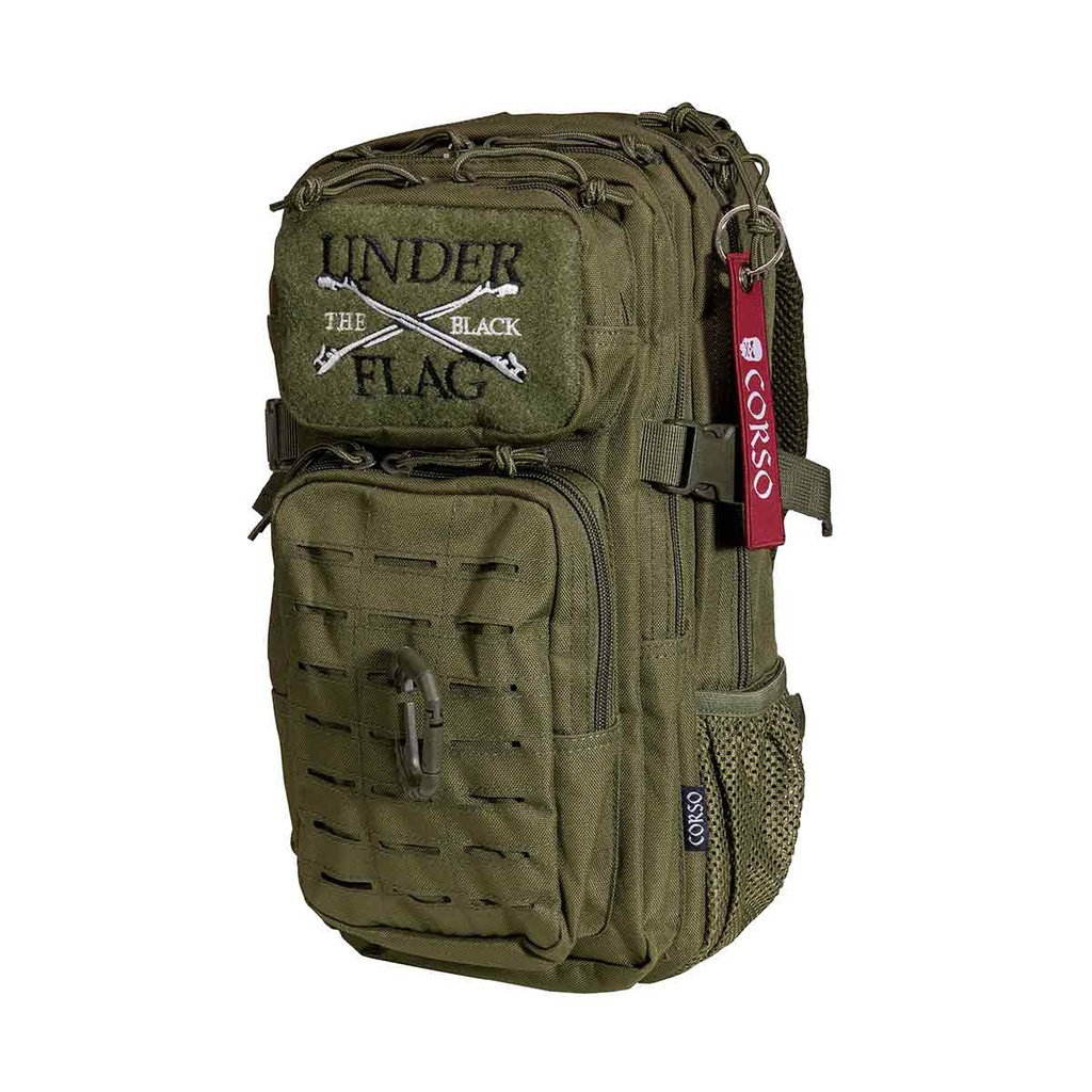 Mochila Corso Rogue MOLLE 14L Verde OD – Mochila táctica compacta con sistema Laser Cut