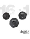 Juego de Engranajes CNC de Acero Balystik Speed 16:1 para Gearbox AEG