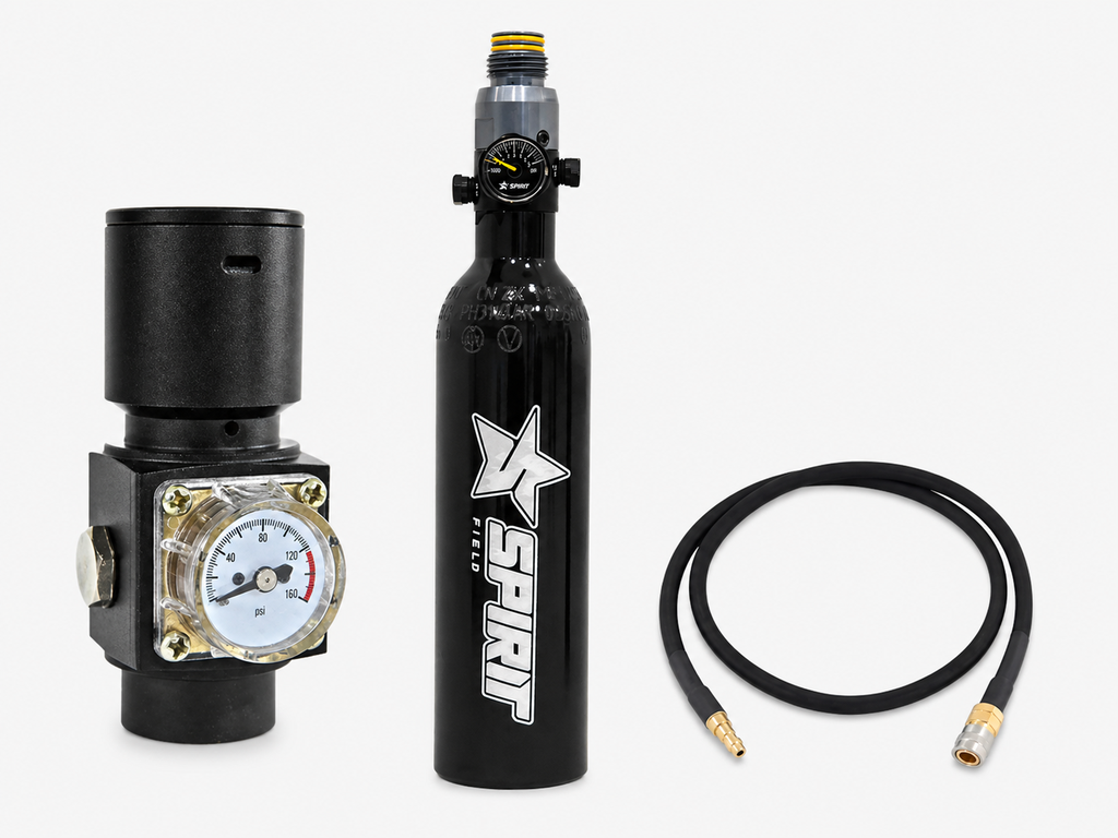 Pack HPA Spirit Field Titan 0,21L + Balystik HPR800C + Línea Flex US