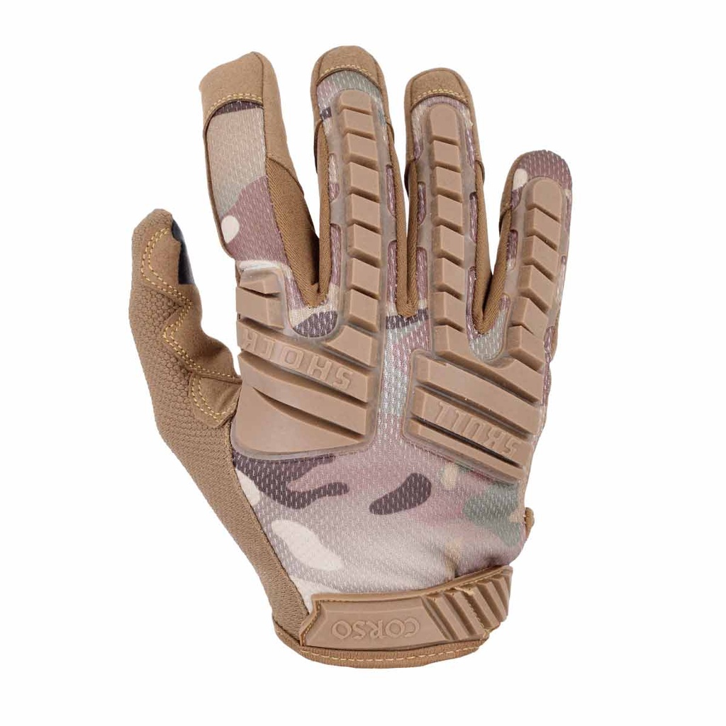 Guante Corso Skull MK3 Multicam | Guantes Tácticos Profesionales para Airsoft