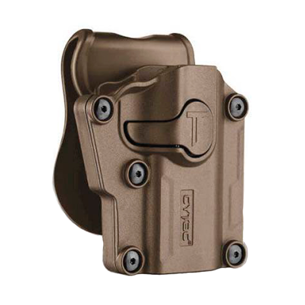 Funda Pistola Rígida Cytac Universal Tan | Pistolera Táctica Mega-Fit 360°