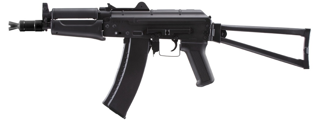 Fusil de Asalto AKS-74U de Airsoft Eléctrico AEG Negro 1,0 J | Double Bell